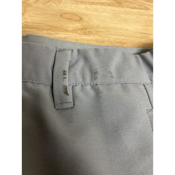 Adidas Golf Pants Men's 40X30 Flat Front Gray Puremotion 3 Stripe *SEE - Picture 4 of 5